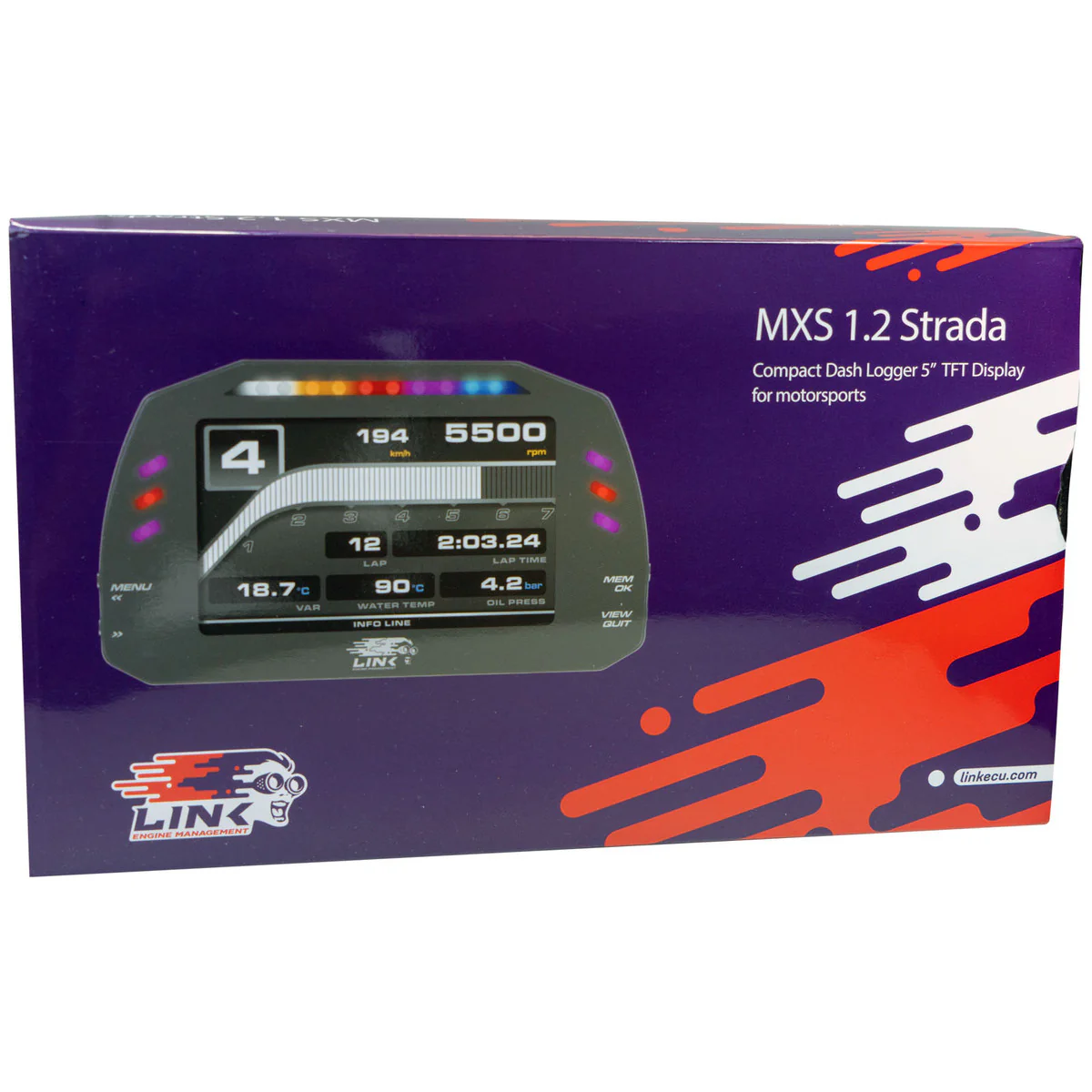 Link ECU MXS Strada 5" Dash - Race Edition - Image 2